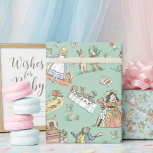 Alice im Wunderland Wrapping Paper Niedlich Kids Geschenkpapier