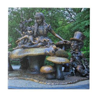 Alice im Wunderland - Zentralpark NYC Fliese