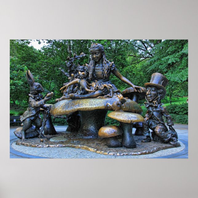 Alice im Wunderland - Zentralpark NYC Poster (Vorne)