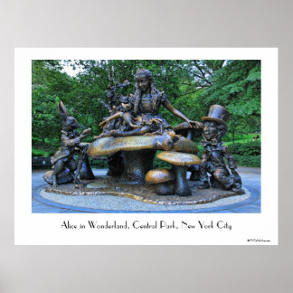 Alice im Wunderland - Zentralpark NYC Poster