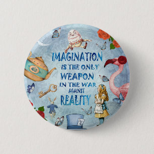 Alice im Wunderland Zitat - Vorstellung Button