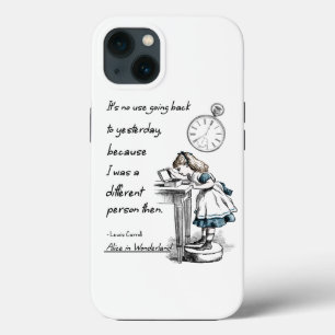 Alice im Wunderland Zitate iPhone Hülle