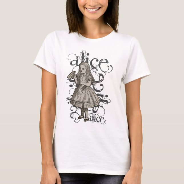 Alice im WunderlandGrunge T-Shirt (Vorderseite)