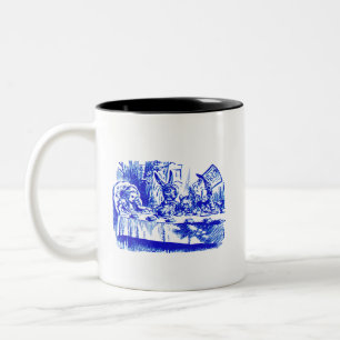 Alice in Blue Zweifarbige Tasse
