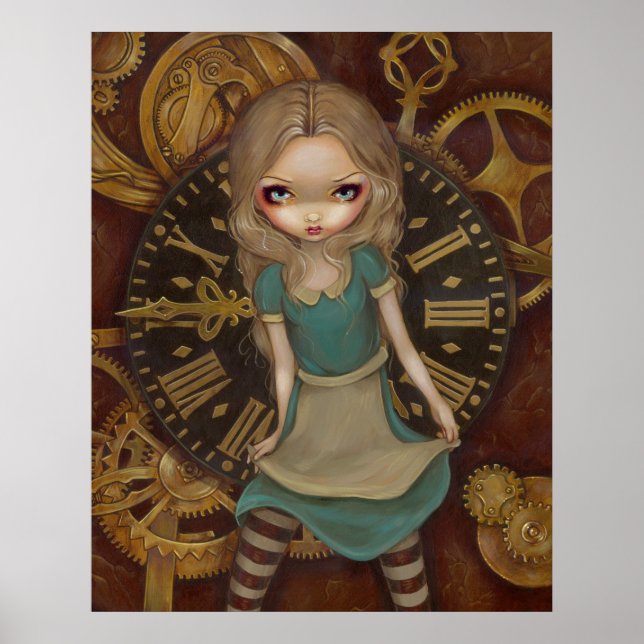Alice in Clockwork - Steampunk in Wunderland Print Poster (Vorne)