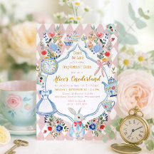 Alice in ONEderland 1. Geburtstag Whimsical