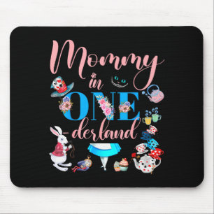 Alice In Onederland Familie Mama des Geburtstagski Mousepad