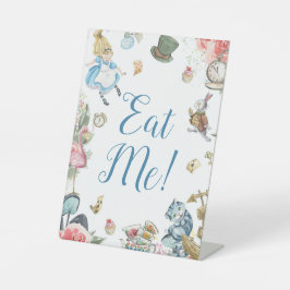 Alice in Onederland Geburtstagszeichen Sockelschild