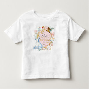 Alice in Onederland, Mädchen 1. Geburtstag Kleinkind T-shirt