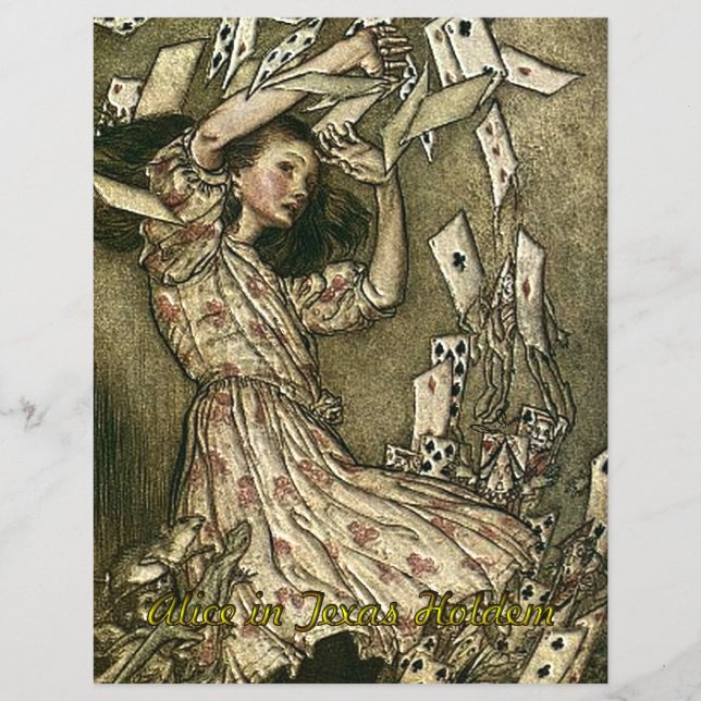 Alice in Texas Holdem-Poker Flyer (Vorne)