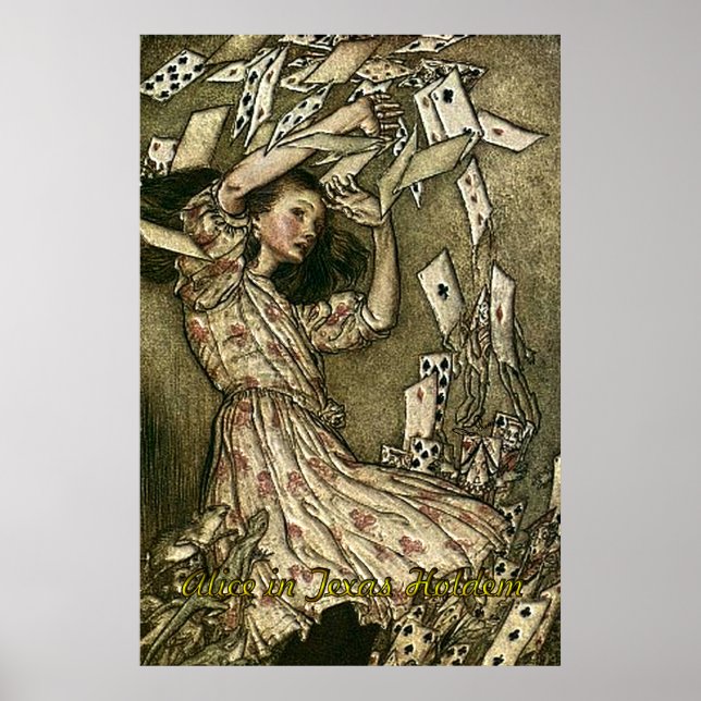 Alice in Texas Holdem Poker Poster (Vorne)
