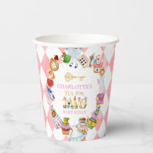 Alice in Wonderland 2nd birthday Pink 