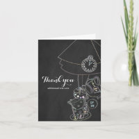 Alice in Wonderland Chalkboard Sketch Thank You