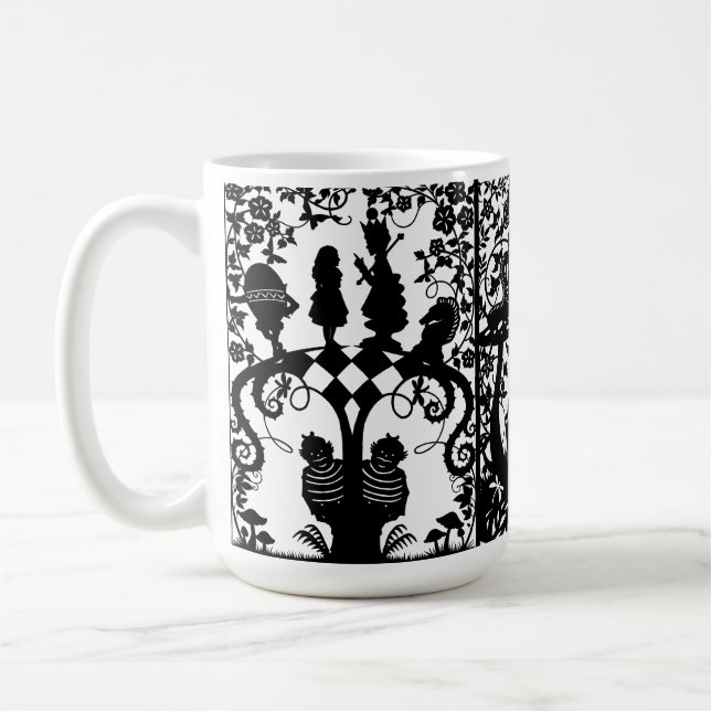 Alice in Wonderland Coffee Mug Kaffeetasse (Links)
