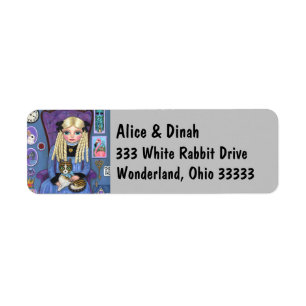 Alice in Wonderland & Dinah Cat Cute Fairy Tale