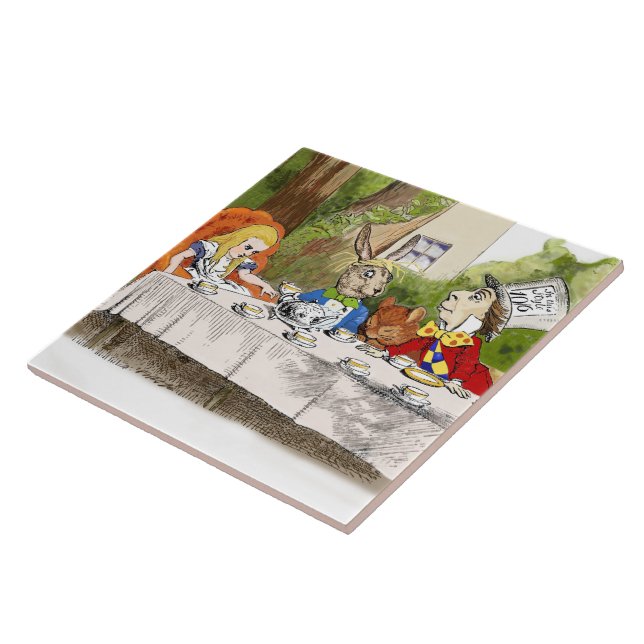 Alice in Wonderland Fliese (Seite)
