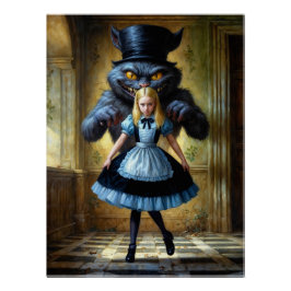 Alice in Wonderland Inspired Poster