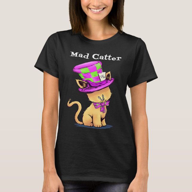 Alice in Wonderland Mad Hatter Ca T-Shirt (Vorderseite)