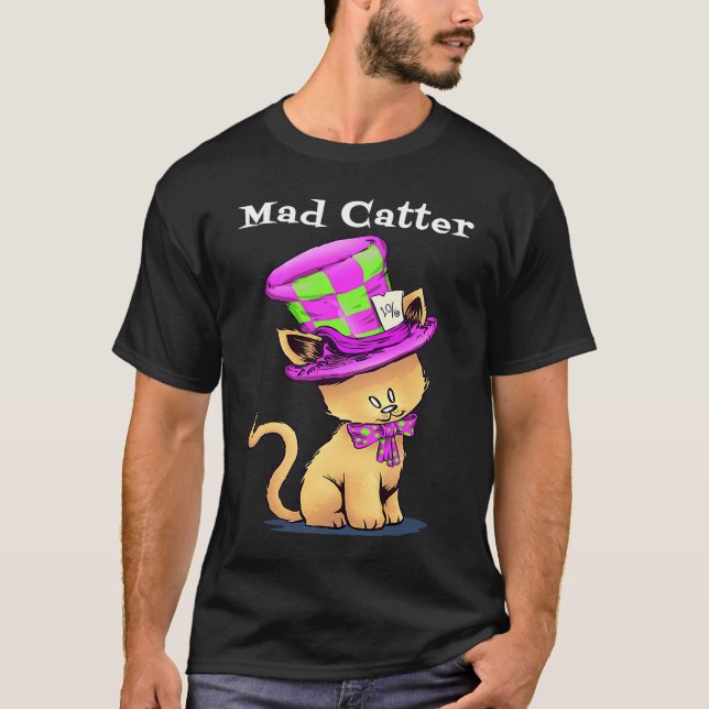 Alice in Wonderland Mad Hatter Ca T-Shirt (Vorderseite)