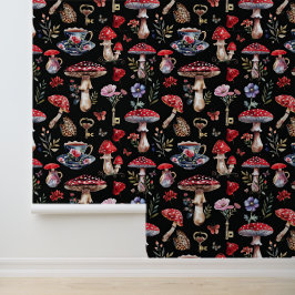 Alice in Wonderland Pattern Tapete