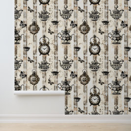 Alice in Wonderland Pattern Tapete