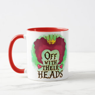 Alice in Wonderland Queen Of Hearts Big Head Tasse