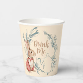 Alice in Wonderland Tea Drink Me Pappbecher