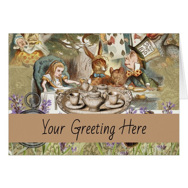 Alice in Wonderland Tea Party Guests (Vorderseite (Horizontal))