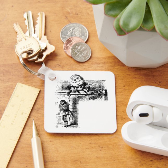 Alice in Wondlerand, Humpty Dumpty und Alice Schlüsselanhänger (Schreibtisch)