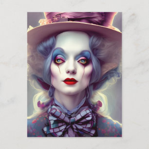 Alice ist der Hasser Postkarte