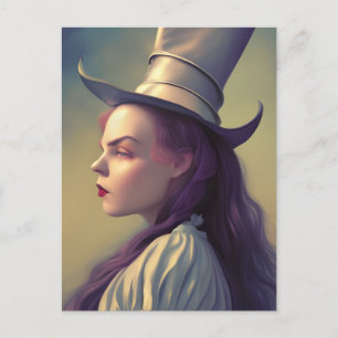 Alice ist die Hatter-Postkarte Postkarte