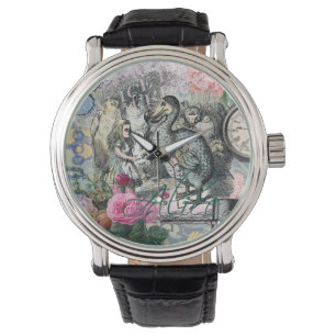 Alice Klassisches Wunderland Dodo Tenniel Kunst Armbanduhr
