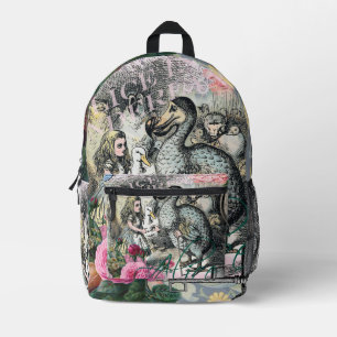 Alice Klassisches Wunderland Dodo Tenniel Kunst Bedruckter Rucksack