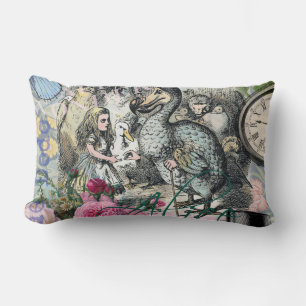 Alice Klassisches Wunderland Dodo Tenniel Kunst Lendenkissen