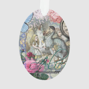 Alice Klassisches Wunderland Dodo Tenniel Kunst Ornament