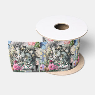 Alice Klassisches Wunderland Dodo Tenniel Kunst Satinband