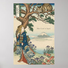 Alice Lost in Japan | Ukiyo-e Mad Journey Poster
