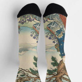 Alice Lost in Japan | Ukiyo-e Mad Journey Socken