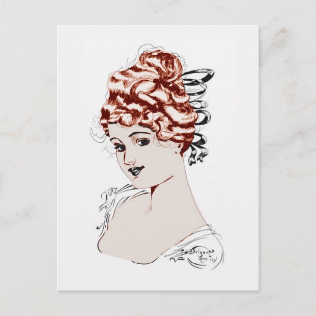 Alice M. McPherrin von Russell L. Swigert 1917 art Postkarte (Vorderseite)