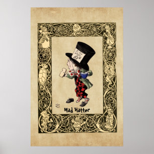 Alice - Mad Hatter 1865 Poster