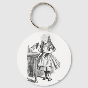 Alice mit "Getränk ich" Flasche Schlüsselanhänger