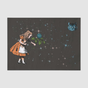 Alice mit Klee, Zwirnsteine, Cheshire Cat Seidenpapier