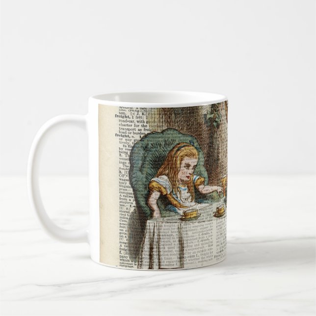Alice-Morgen-Teezeit Tasse (Links)
