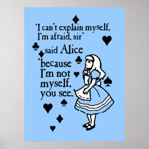 Alice nicht selbst poster