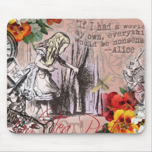 Alice-Nonsens-Vorhang Mousepad
