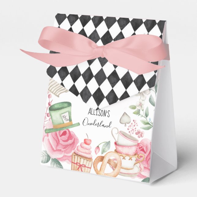 Alice Onederland Mad Tea Party Girl Geschenkschachtel (Vorderseite)