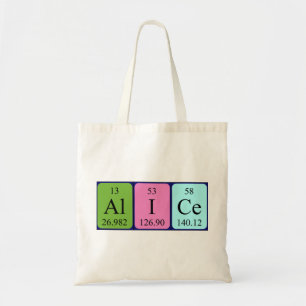 Alice Periodenname Tasche