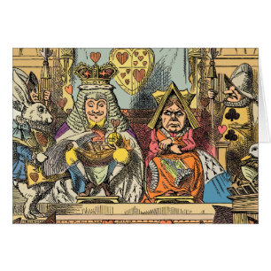 Alice Prozess des Herzbuben Vintage