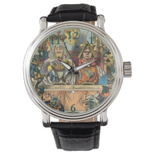 Alice Prozess des Herzbuben Vintage Armbanduhr