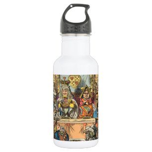Alice Prozess des Herzbuben Vintage Edelstahlflasche